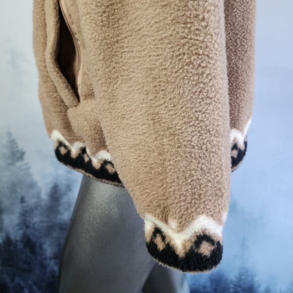 O'neill Lynwood Super Fleece Light Brown Full Zip Hoodie | Women's XS - Picture 9 of 16